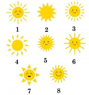 Psichologinis testas: Pasirinkite saulę ir atrasti savo charakterį paslaptis