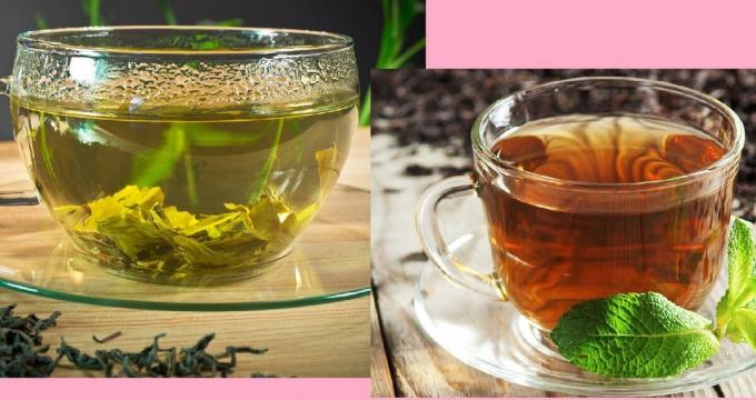 Juoda ir žalia arbata