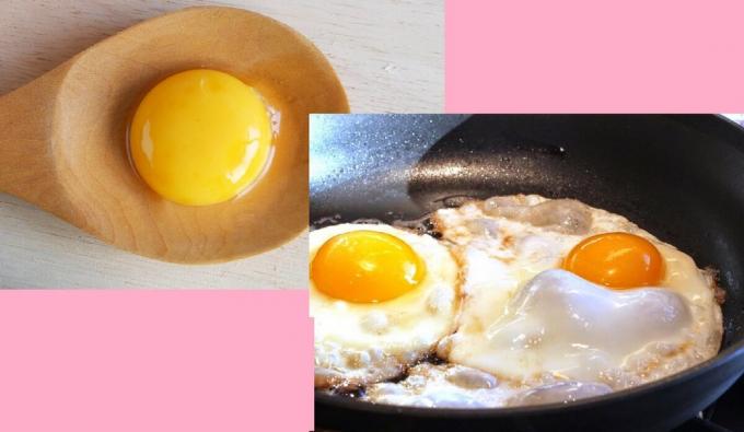 Kiaušinio trynys arba kiaušiniai