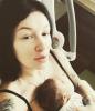 „Sag ir atrodo kaip tarka“: Anastasia Prikhodko po gimdymo parodė pilvą